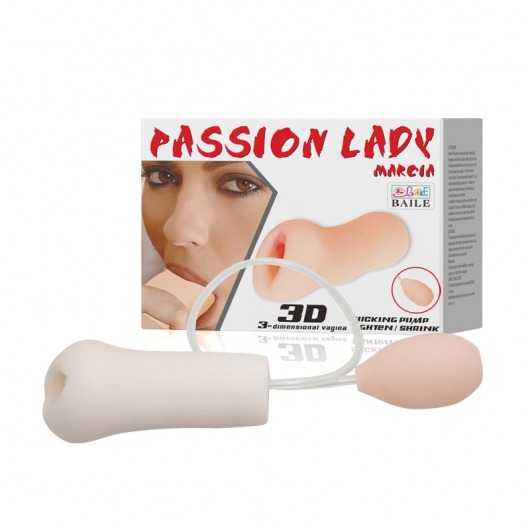 Мастурбатор Passion Lady Marcia с грушей для имитации посасывания - Baile - в Туле купить с доставкой
