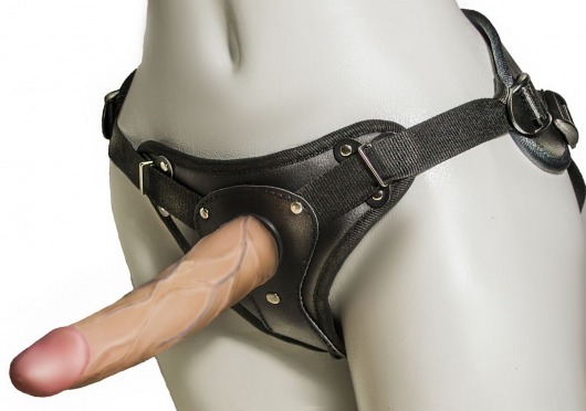 Женский страпон с вагинальной пробкой Woman Strap - 18 см. - LOVETOY (А-Полимер) - купить с доставкой в Туле