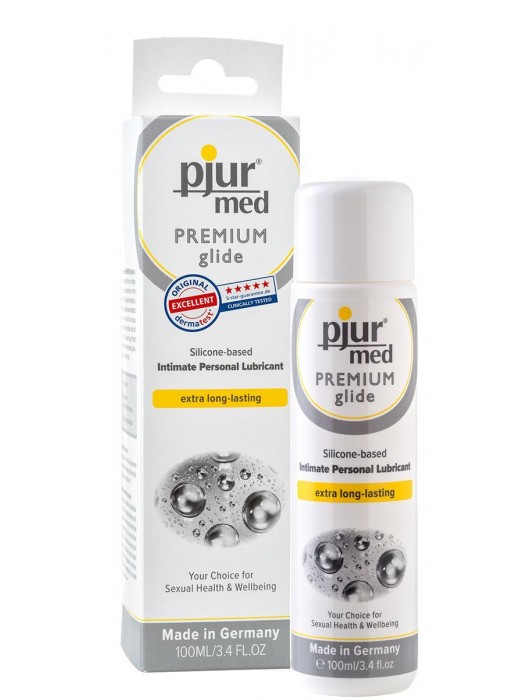 Гипоаллергенный силиконовый лубрикант pjur MED Premium glide - 100 мл. - Pjur - купить с доставкой в Туле