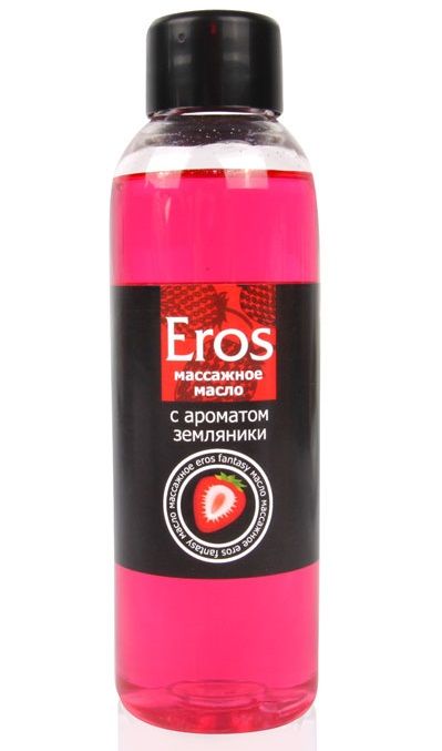 Массажное масло Eros fantasy с ароматом земляники - 75 мл. - Биоритм - купить с доставкой в Туле