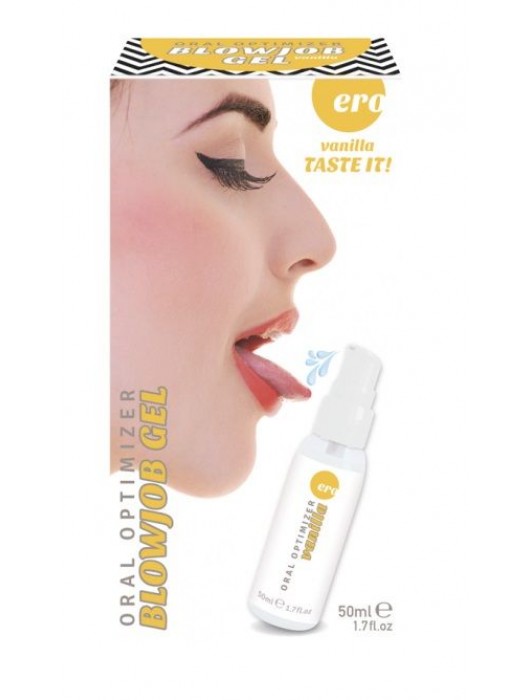 Увлажняющий гель для орального секса с ароматом ванили - 50 мл. - Ero - купить с доставкой в Туле