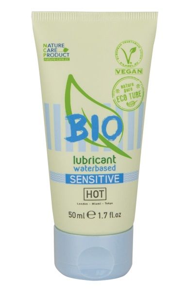 Органический лубрикант для чувствительной кожи Bio Sensitive - 50 мл. - HOT - купить с доставкой в Туле