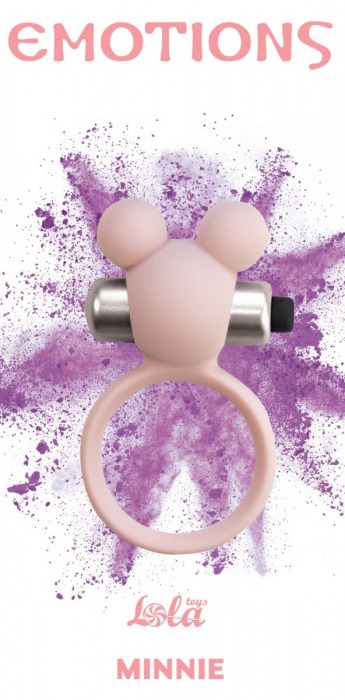 Розовое эрекционное виброколечко Emotions Minnie Light pink - Lola Games - в Туле купить с доставкой