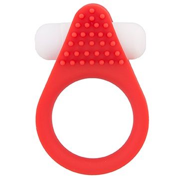 Красное эрекционное кольцо LIT-UP SILICONE STIMU RING 1 RED - Dream Toys - в Туле купить с доставкой