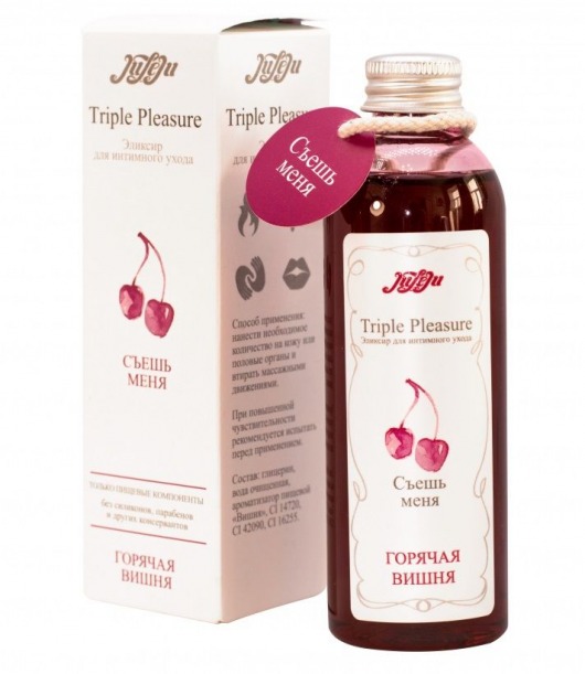 Эликсир Triple Pleasure  Горячая вишня  - 130 гр. - JULEJU - купить с доставкой в Туле