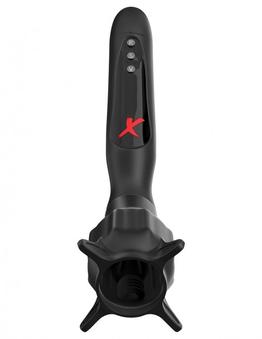 Чёрный вибростимулятор для головки члена с эффектом всасывания Vibrating Roto-Sucker - Pipedream - в Туле купить с доставкой