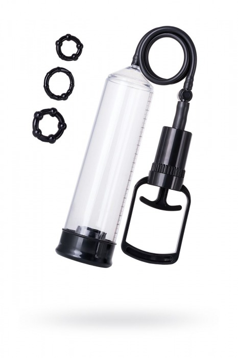 Вакуумная помпа A-toys с уплотнителем и эрекционными кольцами - A-toys - в Туле купить с доставкой