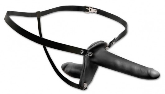 Женский страпон с вагинальной пробкой Double Penetrix Strap-on - 15 см. - Pipedream - купить с доставкой в Туле