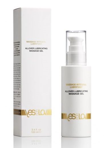 Массажный гель-смазка на силиконовой основе Allover Massage Gel - 100 мл. - YESforLOV - купить с доставкой в Туле