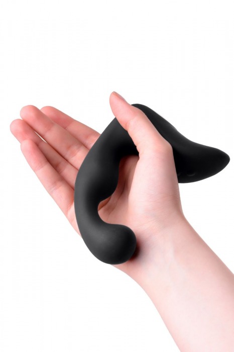 Чёрный изогнутый вибростимулятор простаты Erotist - Erotist Adult Toys - в Туле купить с доставкой