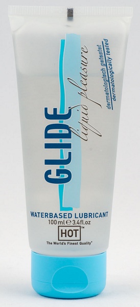 Интимная смазка на водной основе Glide - 100 мл. - HOT - купить с доставкой в Туле