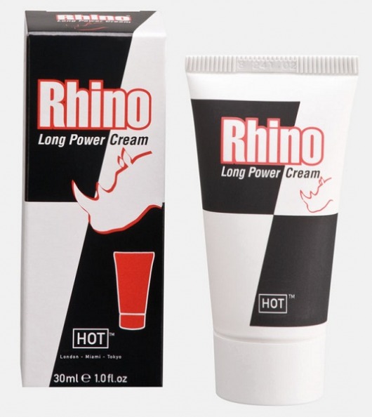 Крем-пролонгатор для мужчин Rhino - 30 мл. - HOT - купить с доставкой в Туле