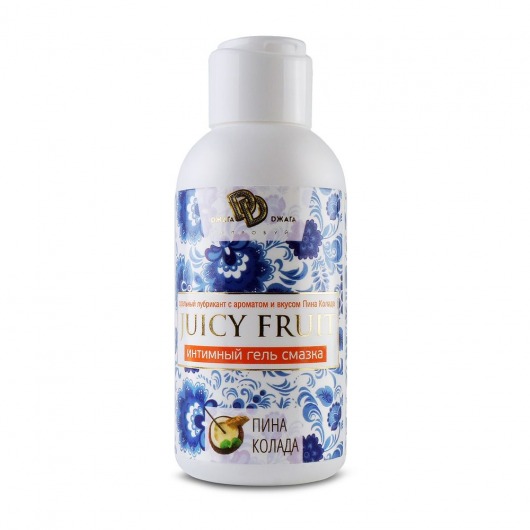 Интимный гель на водной основе JUICY FRUIT с ароматом пина колада - 100 мл. - БиоМед - купить с доставкой в Туле
