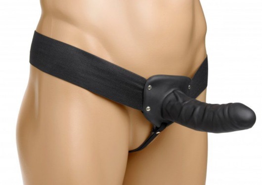 Полый страпон Erection Assist - 15,2 см. - XR Brands - купить с доставкой в Туле