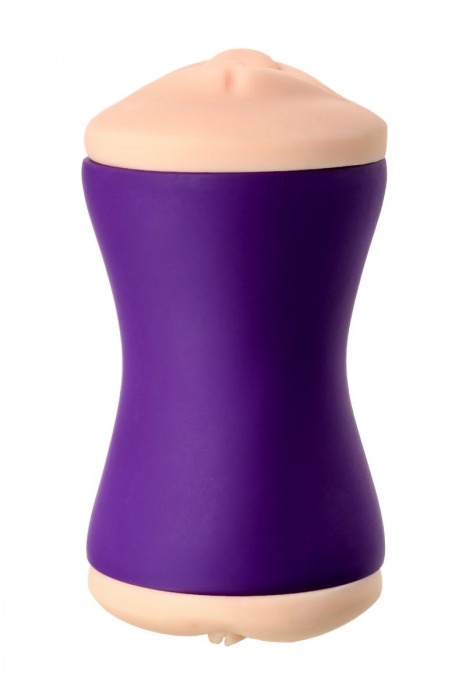 Двухсторонний мастурбатор JOS YARA в фиолетовой колбе - JOS - в Туле купить с доставкой