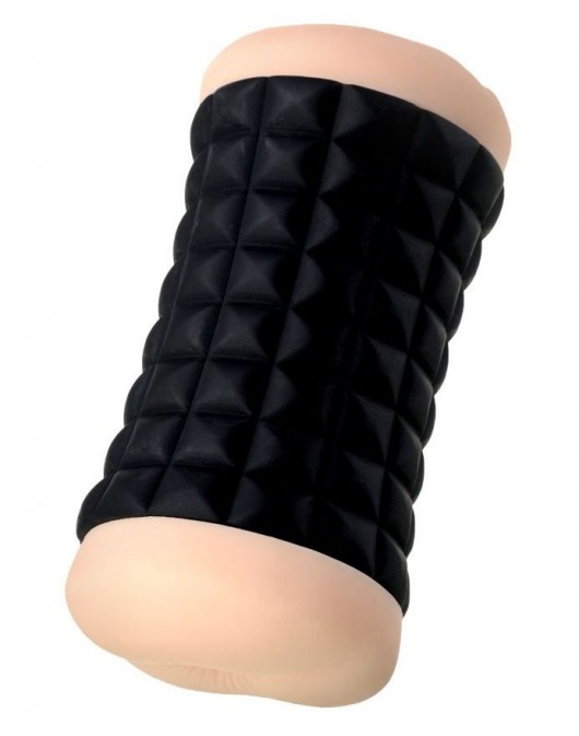 Двухсторонний мастурбатор JOS JANICE в черном цилиндре - JOS - в Туле купить с доставкой