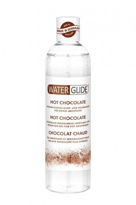 Лубрикант на водной основе с ароматом шоколада HOT CHOCOLATE - 300 мл. - Waterglide - купить с доставкой в Туле