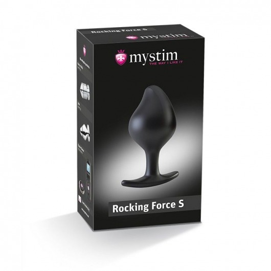 Анальная пробка Rocking Force S для электростимуляции - 9,5 см. - MyStim - купить с доставкой в Туле