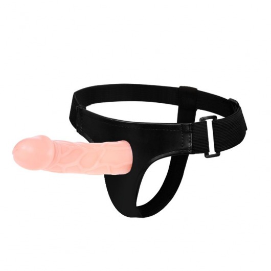 Телесный фаллоимитатор на трусиках Jessica Strap-On - 15,5 см. - Baile - купить с доставкой в Туле