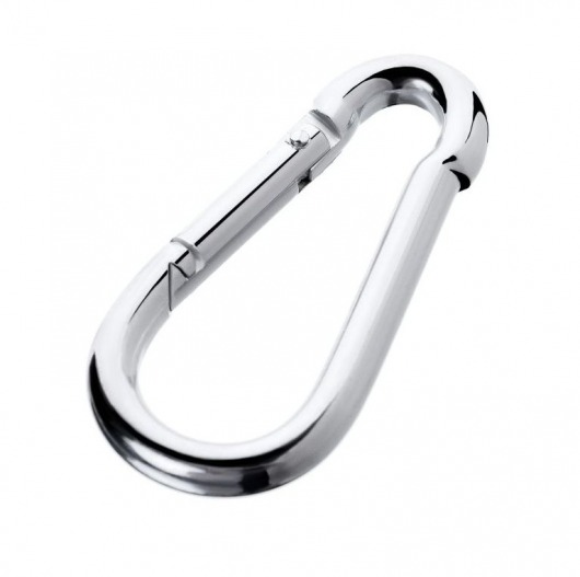 Серебристый карабин TOYFA Metal - ToyFa - купить с доставкой в Туле