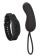 Черное виброяйцо с браслетом-пультом Wristband Remote Curve - California Exotic Novelties купить в Туле с доставкой в Orgasmix.ru Черное виброяйцо с браслетом-пультом Wristband Remote Curve - California Exotic Novelties