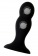 Черная анальная втулка Hidro M - 10,5 см. - Erotist Adult Toys в Туле Черная анальная втулка Hidro M - 10,5 см. - Erotist Adult Toys