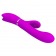 Лиловый вибратор-кролик с подвижной клиторальной щеточкой Clitoris Vibrator - 20,8 см. - Baile купить в Туле с доставкой в Orgasmix.ru Лиловый вибратор-кролик с подвижной клиторальной щеточкой Clitoris Vibrator - 20,8 см. - Baile