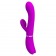 Лиловый вибратор-кролик с подвижной клиторальной щеточкой Clitoris Vibrator - 20,8 см. - Baile купить в Туле с доставкой в Orgasmix.ru Лиловый вибратор-кролик с подвижной клиторальной щеточкой Clitoris Vibrator - 20,8 см. - Baile