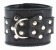 Чёрные наручники из кожи с пряжкой - БДСМ Арсенал - купить с доставкой в Туле Чёрные наручники из кожи с пряжкой - БДСМ Арсенал - купить с доставкой в Туле