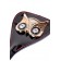 Чёрный стек с совой на кожаном наконечнике - 24 см. - ToyFa - купить с доставкой в Туле Чёрный стек с совой на кожаном наконечнике - 24 см. - ToyFa - купить с доставкой в Туле