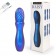 Синий вибромассажёр со спиралевидным рельефом - 14 см. - DAISY купить в Туле с доставкой в Orgasmix.ru Синий вибромассажёр со спиралевидным рельефом - 14 см. - DAISY
