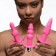 Набор из 3 розовых анальных пробок с вибропулей Thrill Trio Anal Plug Set - XR Brands в Туле Набор из 3 розовых анальных пробок с вибропулей Thrill Trio Anal Plug Set - XR Brands