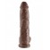 Большой коричневый фаллоимитатор с мошонкой 10 Cock with Balls на присоске - 25,4 см. - Pipedream купить с доставкой в интернет-магазине Orgasmix в Туле Большой коричневый фаллоимитатор с мошонкой 10 Cock with Balls на присоске - 25,4 см. - Pipedream
